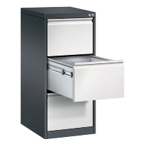 CP Hängeregistraturschrank 12423-311 C2000 Acurado 3 Schubladen 1-bahnig (HxBxT) 1045x433x590mm 9016/2406015