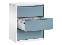 CP Hängeregistraturschrank 12423-311 C2000 Acurado 3 Schubladen 1-bahnig (HxBxT) 1045x433x590mm 9016/2406015