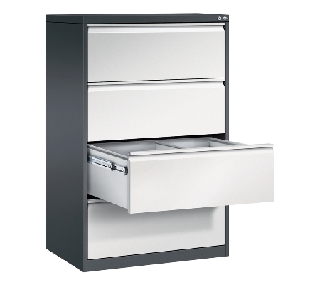 CP Hängeregistraturschrank 12423-311 C2000 Acurado 3 Schubladen 1-bahnig (HxBxT) 1045x433x590mm 9016/2406015