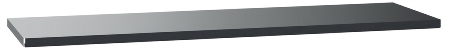 C+P Einlegeboden 140001-80 (BxT) 1194x352mm hohe Traglast 70kg Stahl lackiert Lichtgrau (RAL 7035)