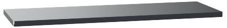 C+P Einlegeboden 140001-80 (BxT) 1194x352mm hohe Traglast 70kg Stahl lackiert Lichtgrau (RAL 7035)
