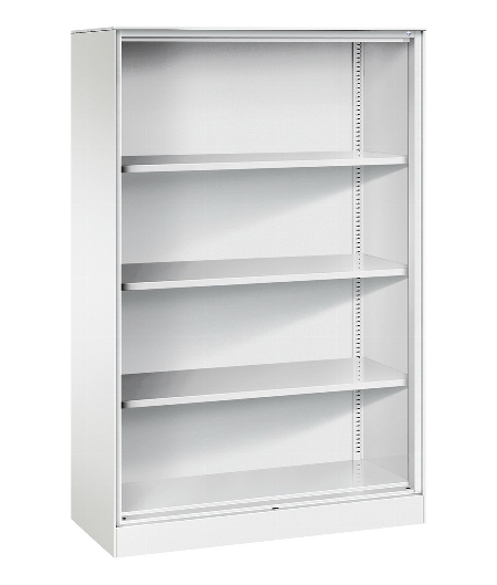 C+P Büroregal aus Stahl mit Rückwand 140033-000 C3000 Asisto 3OH (HxBxT) 1310x800x435mm 7016