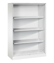 C+P Büroregal aus Stahl mit Rückwand 140033-000 C3000 Asisto 3OH (HxBxT) 1310x800x435mm 7016