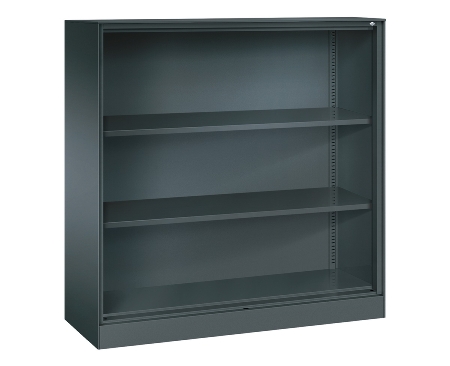 C+P Büroregal aus Stahl mit Rückwand 140033-000 C3000 Asisto 3OH (HxBxT) 1310x800x435mm 7016