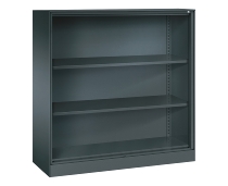 C+P Büroregal aus Stahl mit Rückwand 140033-000 C3000 Asisto 3OH (HxBxT) 1310x800x435mm 7016