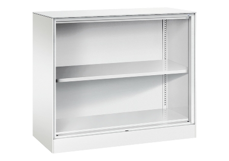 C+P Büroregal aus Stahl mit Rückwand 140033-000 C3000 Asisto 3OH (HxBxT) 1310x800x435mm 7016