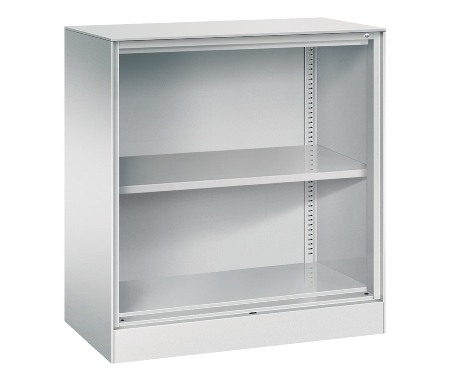 C+P Büroregal aus Stahl mit Rückwand 140033-000 C3000 Asisto 3OH (HxBxT) 1310x800x435mm 7016