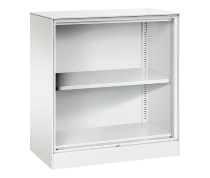 C+P Büroregal aus Stahl mit Rückwand 140033-000 C3000 Asisto 3OH (HxBxT) 1310x800x435mm 7016