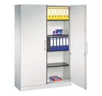C+P Flügeltürenschrank 1410002-000 C3000 Asisto 5OH (HxBxT) 1980x1000x435mm 9016/9016