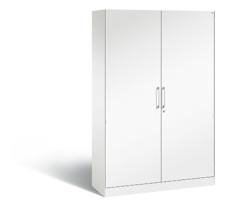 C+P Flügeltürenschrank 141003-000 5OH C3000 Asisto (HxBxT) 1980x800x435mm Lichtgrau/Enzianblau