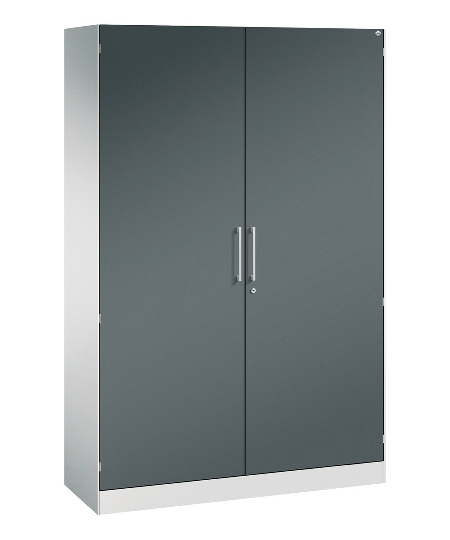 C+P Flügeltürenschrank 1410002-000 C3000 Asisto 5OH (HxBxT) 1980x1000x435mm 9016/9016