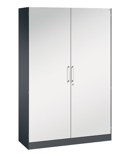C+P Flügeltürenschrank 1410002-000 C3000 Asisto 5OH (HxBxT) 1980x1000x435mm 9016/9016
