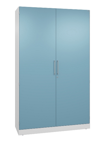 C+P Flügeltürenschrank 1410002-000 C3000 Asisto 5OH (HxBxT) 1980x1000x435mm 9016/9016