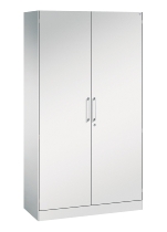 C+P Flügeltürenschrank 1410002-000 C3000 Asisto 5OH (HxBxT) 1980x1000x435mm 9016/9016