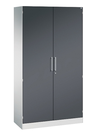 C+P Flügeltürenschrank 1410002-000 C3000 Asisto 5OH (HxBxT) 1980x1000x435mm 9016/9016