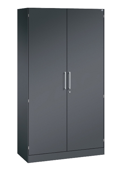 C+P Flügeltürenschrank 1410002-000 C3000 Asisto 5OH (HxBxT) 1980x1000x435mm 9016/9016