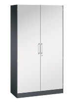 C+P Flügeltürenschrank 1410002-000 C3000 Asisto 5OH (HxBxT) 1980x1000x435mm 9016/9016