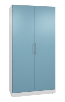 C+P Flügeltürenschrank 1410002-000 C3000 Asisto 5OH (HxBxT) 1980x1000x435mm 9016/9016