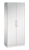 C+P Flügeltürenschrank 1410002-000 C3000 Asisto 5OH (HxBxT) 1980x1000x435mm 9016/9016