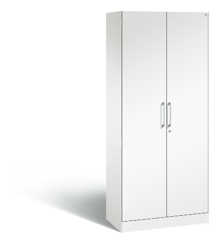 C+P Flügeltürenschrank 141003-000 5OH C3000 Asisto (HxBxT) 1980x800x435mm Lichtgrau/Enzianblau