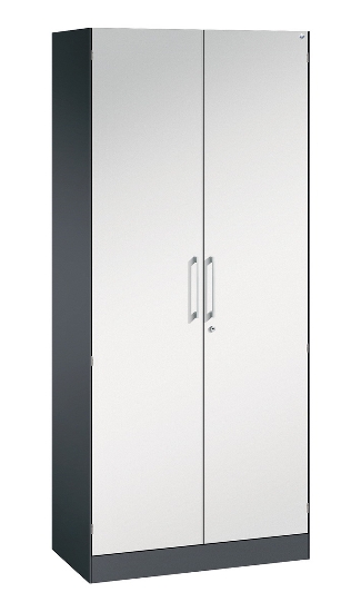C+P Flügeltürenschrank 1410002-000 C3000 Asisto 5OH (HxBxT) 1980x1000x435mm 9016/9016