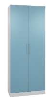 C+P Flügeltürenschrank 1410002-000 C3000 Asisto 5OH (HxBxT) 1980x1000x435mm 9016/9016