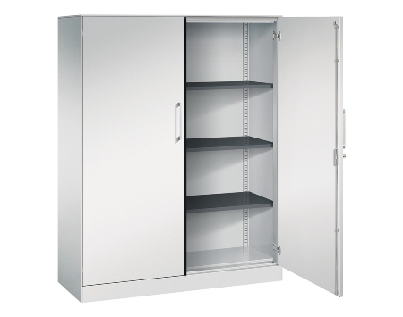 C+P Flügeltürenschrank 1410002-000 C3000 Asisto 5OH (HxBxT) 1980x1000x435mm 9016/9016