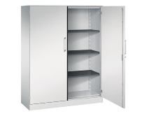 C+P Flügeltürenschrank 1410002-000 C3000 Asisto 5OH (HxBxT) 1980x1000x435mm 9016/9016