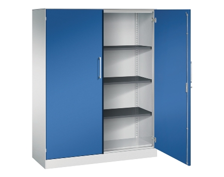 C+P Flügeltürenschrank 1410002-000 C3000 Asisto 5OH (HxBxT) 1980x1000x435mm 9016/9016