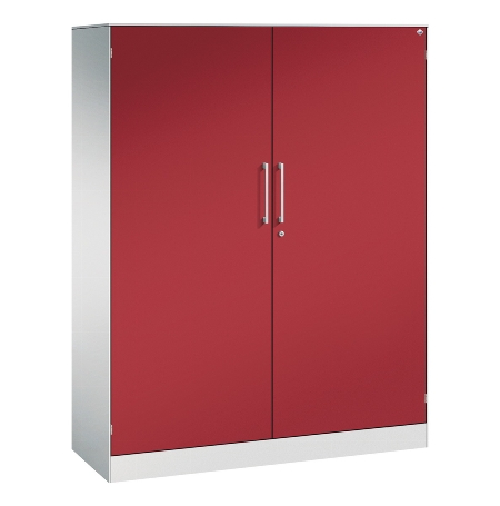 C+P Flügeltürenschrank 1410002-000 C3000 Asisto 5OH (HxBxT) 1980x1000x435mm 9016/9016