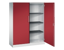 C+P Flügeltürenschrank 1410002-000 C3000 Asisto 5OH (HxBxT) 1980x1000x435mm 9016/9016