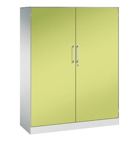 C+P Flügeltürenschrank 1410002-000 C3000 Asisto 5OH (HxBxT) 1980x1000x435mm 9016/9016