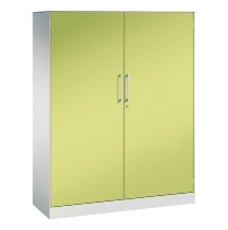 C+P Flügeltürenschrank 1410002-000 C3000 Asisto 5OH (HxBxT) 1980x1000x435mm 9016/9016