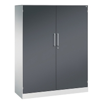 C+P Flügeltürenschrank 1410002-000 C3000 Asisto 5OH (HxBxT) 1980x1000x435mm 9016/9016