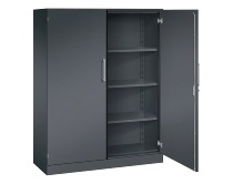 C+P Flügeltürenschrank 1410002-000 C3000 Asisto 5OH (HxBxT) 1980x1000x435mm 9016/9016
