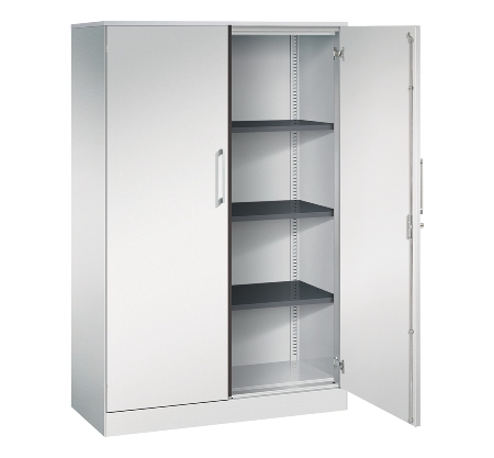 C+P Flügeltürenschrank 1410002-000 C3000 Asisto 5OH (HxBxT) 1980x1000x435mm 9016/9016