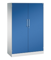 C+P Flügeltürenschrank 1410002-000 C3000 Asisto 5OH (HxBxT) 1980x1000x435mm 9016/9016
