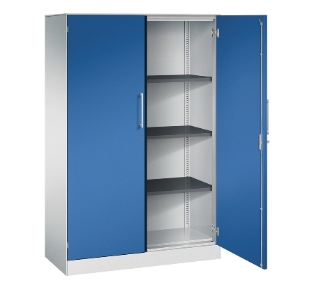C+P Flügeltürenschrank 1410002-000 C3000 Asisto 5OH (HxBxT) 1980x1000x435mm 9016/9016