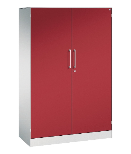 C+P Flügeltürenschrank 1410002-000 C3000 Asisto 5OH (HxBxT) 1980x1000x435mm 9016/9016