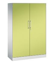 C+P Flügeltürenschrank 1410002-000 C3000 Asisto 5OH (HxBxT) 1980x1000x435mm 9016/9016