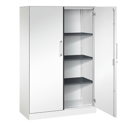 C+P Flügeltürenschrank 1410002-000 C3000 Asisto 5OH (HxBxT) 1980x1000x435mm 9016/9016