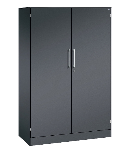 C+P Flügeltürenschrank 1410002-000 C3000 Asisto 5OH (HxBxT) 1980x1000x435mm 9016/9016