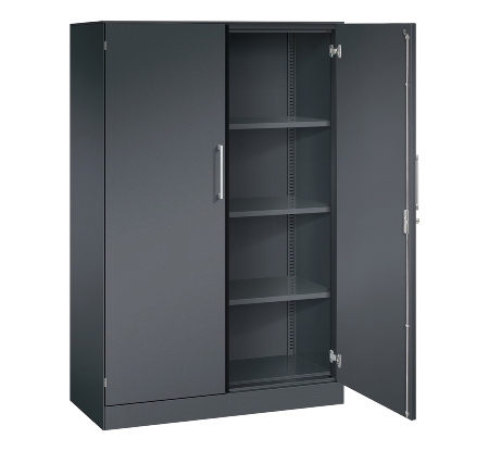 C+P Flügeltürenschrank 1410002-000 C3000 Asisto 5OH (HxBxT) 1980x1000x435mm 9016/9016