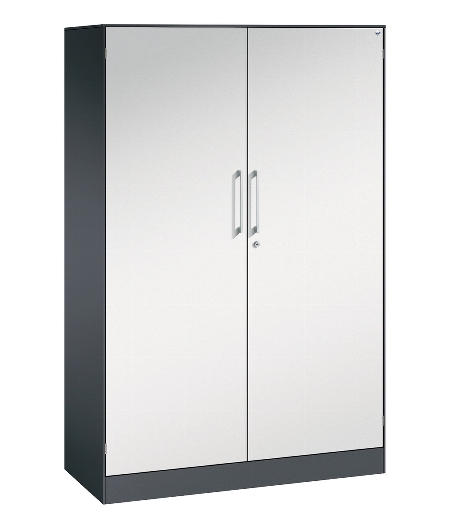 C+P Flügeltürenschrank 1410002-000 C3000 Asisto 5OH (HxBxT) 1980x1000x435mm 9016/9016