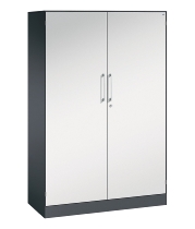 C+P Flügeltürenschrank 1410002-000 C3000 Asisto 5OH (HxBxT) 1980x1000x435mm 9016/9016