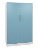 C+P Flügeltürenschrank 1410002-000 C3000 Asisto 5OH (HxBxT) 1980x1000x435mm 9016/9016