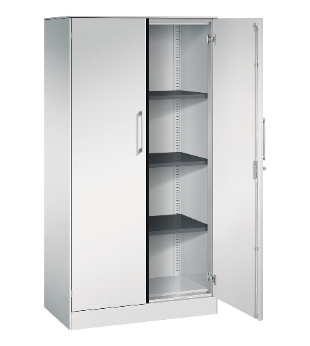 C+P Flügeltürenschrank 1410002-000 C3000 Asisto 5OH (HxBxT) 1980x1000x435mm 9016/9016