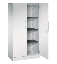 C+P Flügeltürenschrank 1410002-000 C3000 Asisto 5OH (HxBxT) 1980x1000x435mm 9016/9016