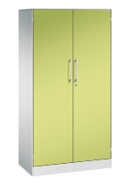 C+P Flügeltürenschrank 1410002-000 C3000 Asisto 5OH (HxBxT) 1980x1000x435mm 9016/9016