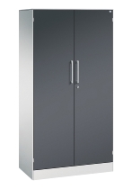 C+P Flügeltürenschrank 1410002-000 C3000 Asisto 5OH (HxBxT) 1980x1000x435mm 9016/9016